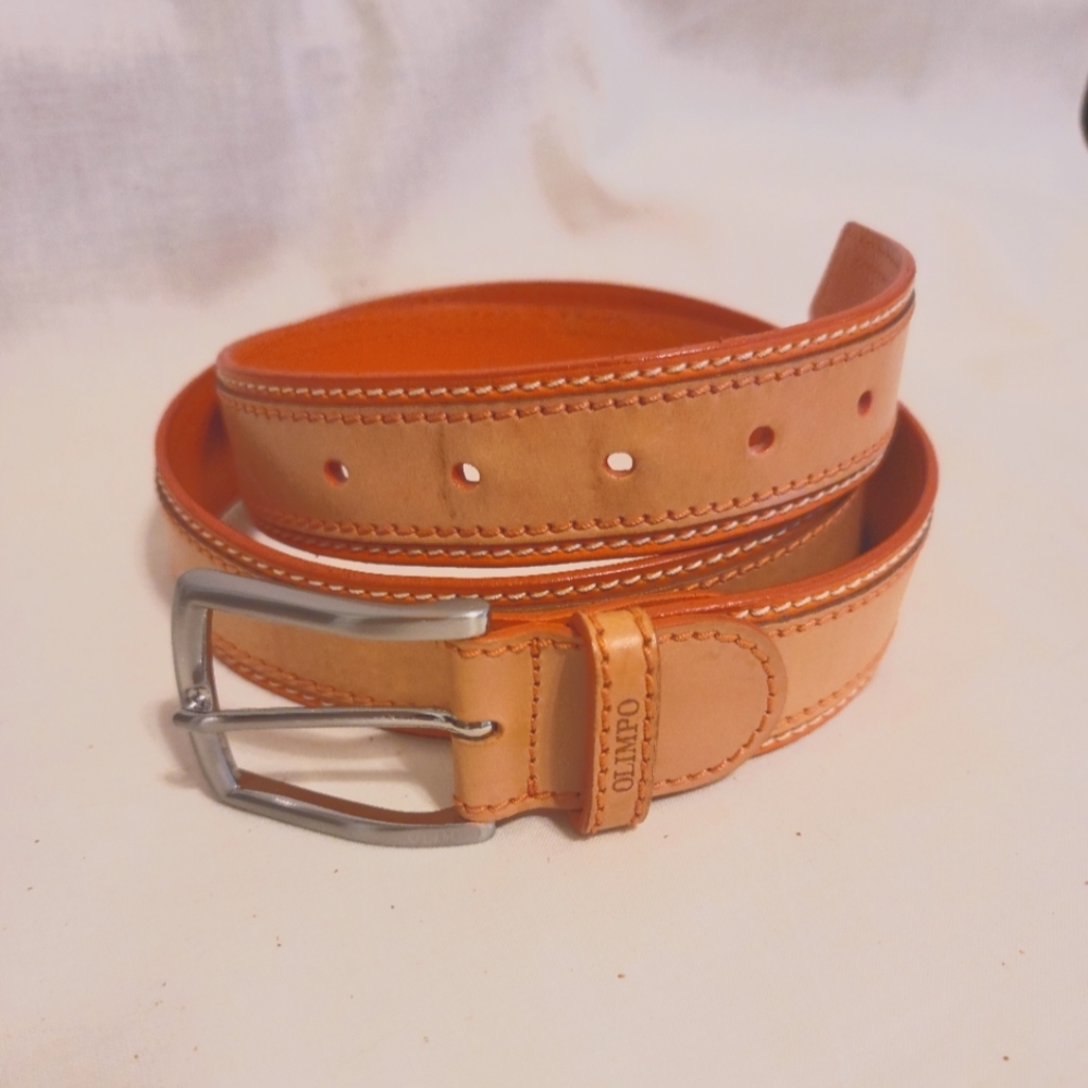 OLIMPO SPAIN Leather Belt
